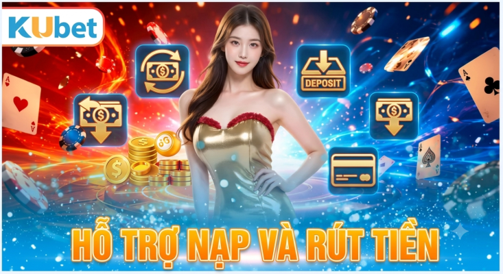 Hỗ trợ nạp và rút tiền nhanh chóng tại Kubet