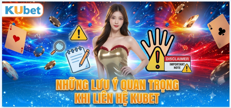 Những lưu ý quan trọng khi liên hệ Kubet