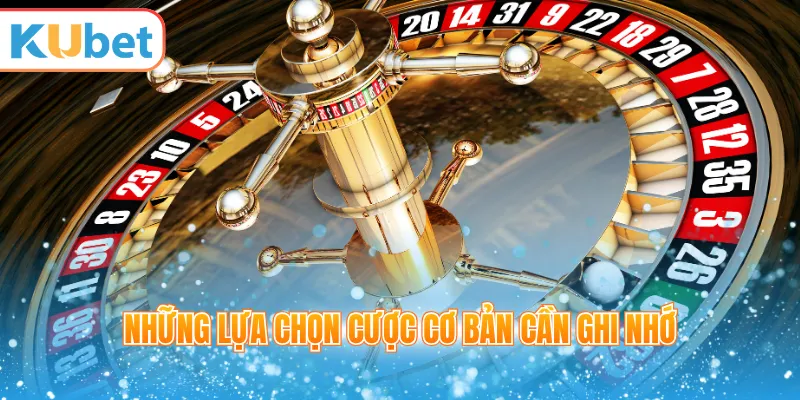 Những lựa chọn cược cơ bản cần ghi nhớ